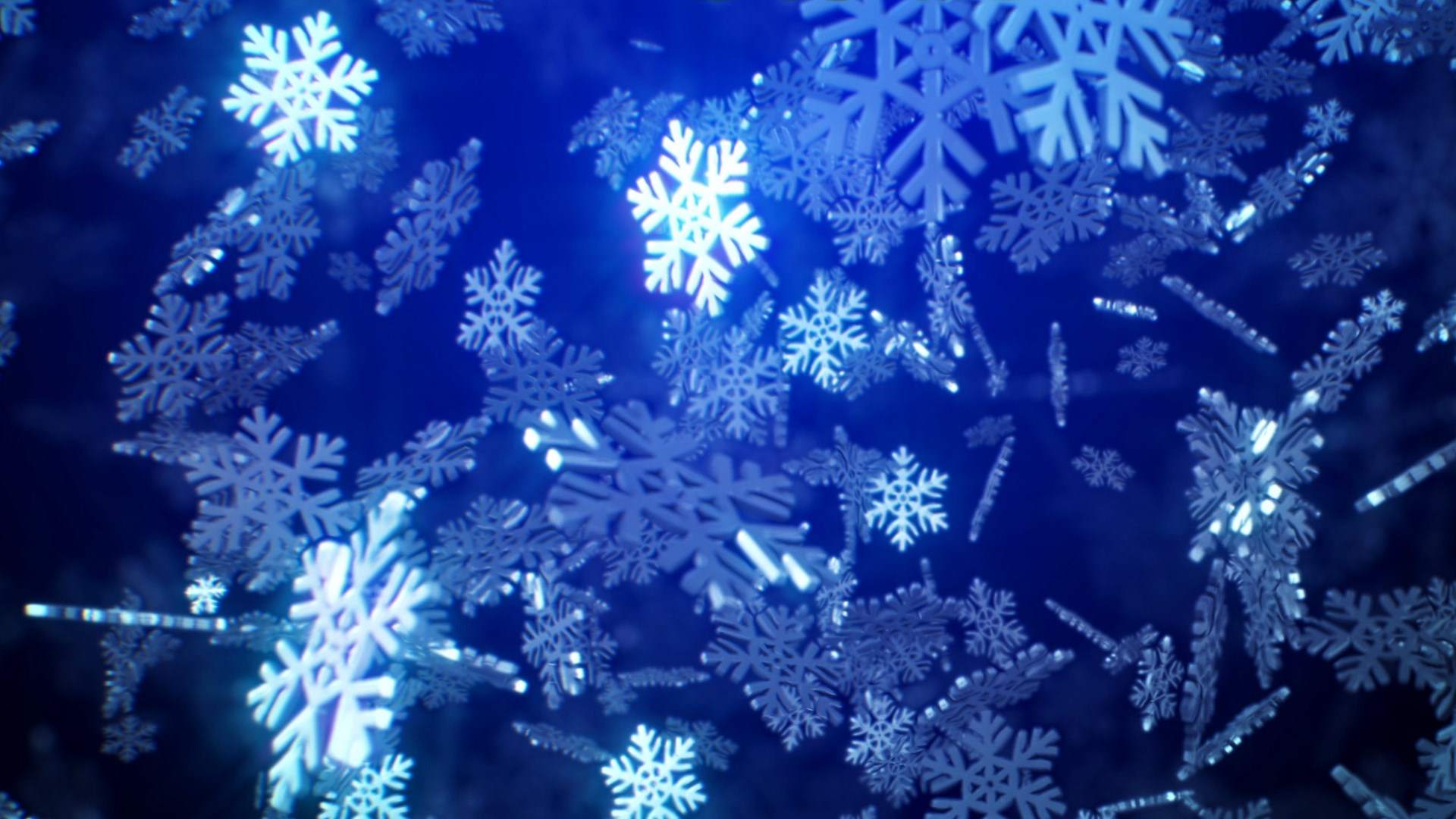 3D Снежинки падают на синем фоне.jpg